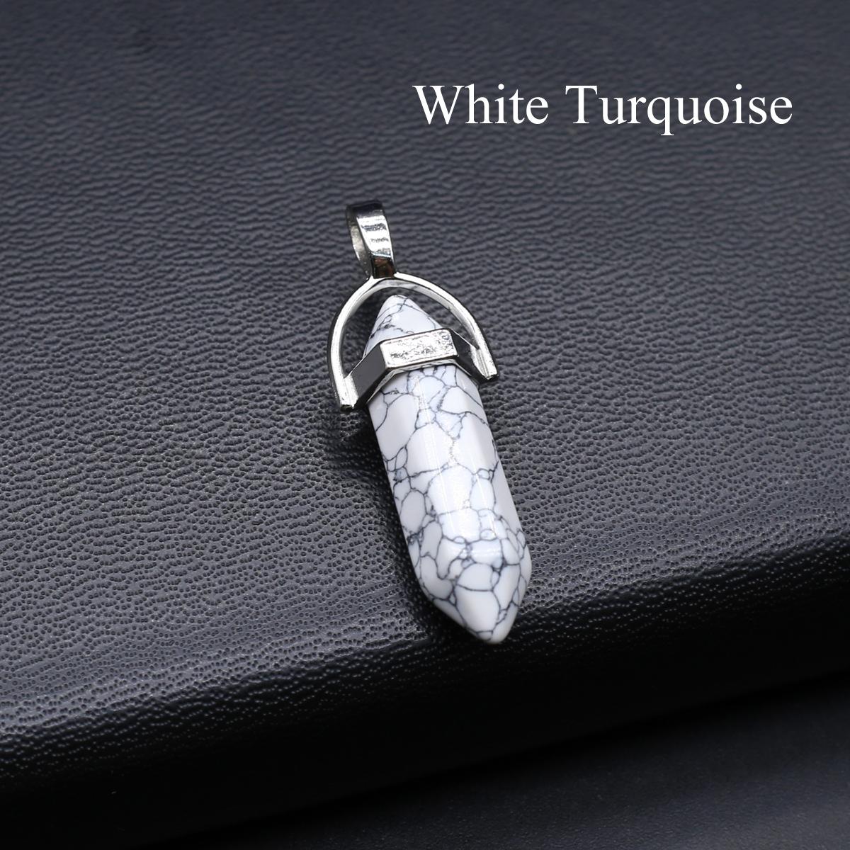 

1шт натуральный камень шестиугольный конус кулон, рейки целебные кристаллы агат драгоценные камни подвески для DIY женщин мужчин ожерелье ювелирные аксессуары, очень дешево 1Pc/13×40mm