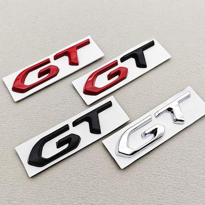 2026 Hot For VW VOLKSWAGEN 3D Metal Car Sticker Logo GT Side Fender Rear Trunk Badge Emblem For Peugeot 308 408 208 508 3008 400