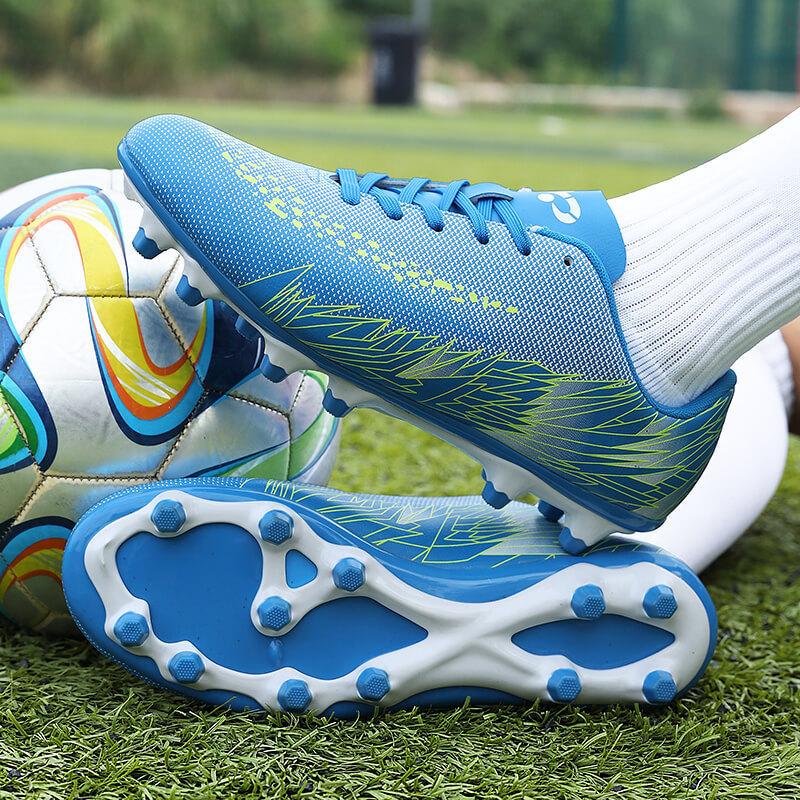 New Spring and Summer Low-top Football Shoes Fashion Long Nail Sneakers Nail Shoes Front Lace-up Running Shoes Grass Shoes