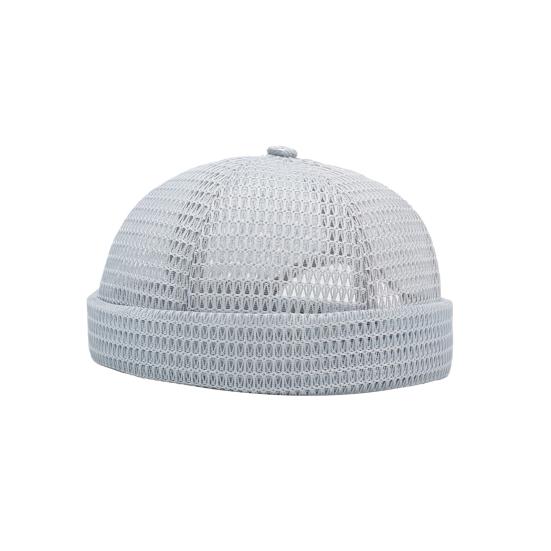 

1/2Pcs Mesh Cap Adjustable Brimless Hat Men Breathable Ultra Cooling Dock Hat Lightweight Foldable Summer Style Hip-Hop Cap Outdoor Wear