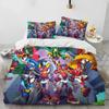 3D Rockman Megaman Game Cartoon Bedding Set Duvet Cover Full Queen King Size Pillowcase Bed Print Aldult Kid Bedroom Single Twin