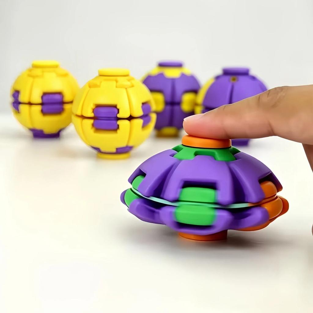 3D Printed Rotating Stress-Relief Gyro Ball, Portable Handheld Spinner Toy, Helps Relieve Anxiety And Improve Focus, Birthday Gift