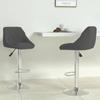 Day and Night - Day and Night Kitchen Stool 2 Pack Dark Gray Velvet