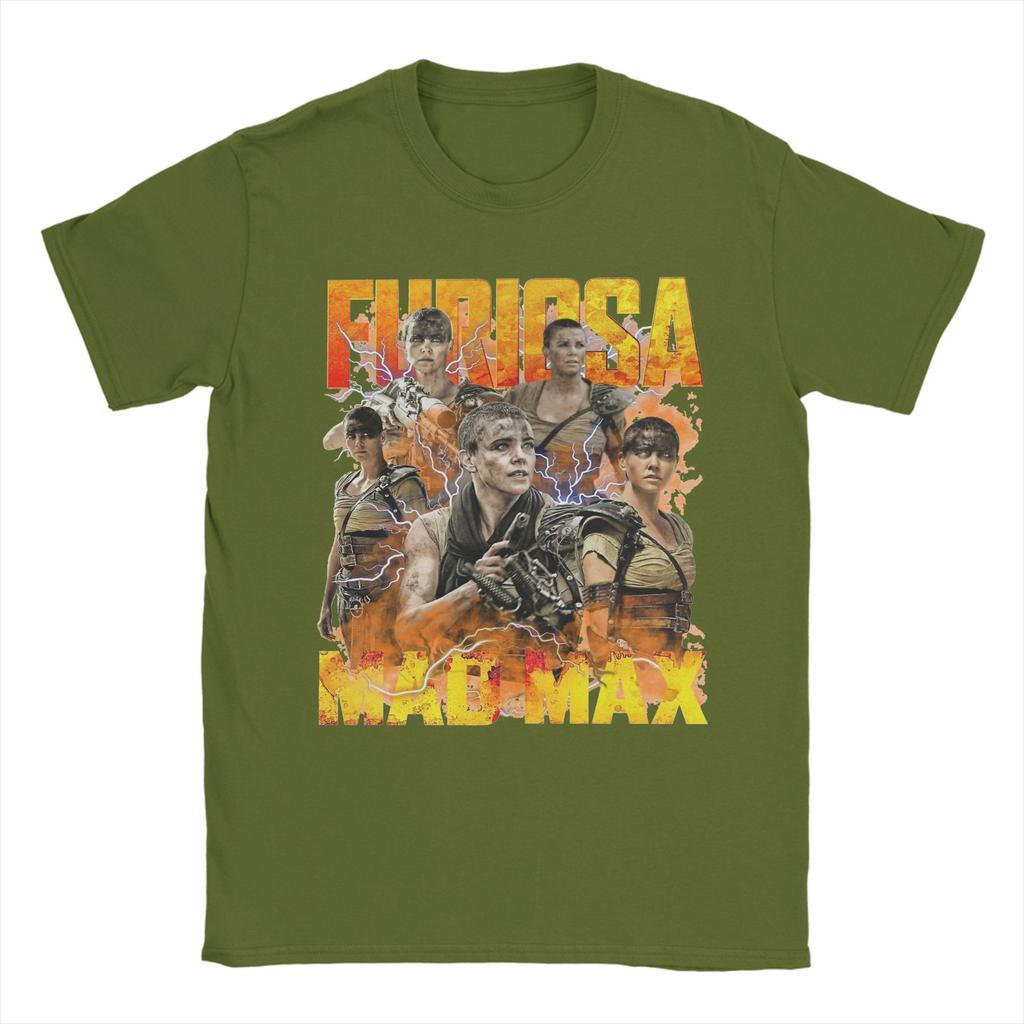Mad Max Furiosa T Shirt Unisex Cotton Tops Hip Hop  O-neck Short Sleeve