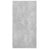 4 piece TV cabinet set concrete grey particleboard