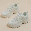 Fashion 2025 New Women New Fashion Platform Sport Shoes Women Summer Beige Casual Chunky Sneakers Women Leather Platform Shoes