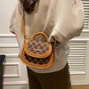 Small Bag Women's Bag 2025 New Autumn Casual Fashion Messenger Bag Casual Simple Portable Shoulder Bag Small Square Bag