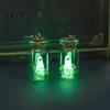 Halloween Ghost Necklace Glow-in-the-Dark In Bottle Pendant And Charm Earrings