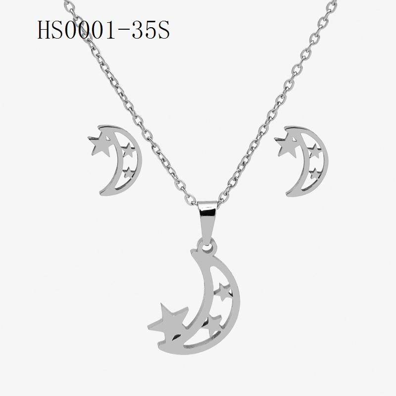 1 комплект элегантных женских подвесных ожерелий с подвесками и серьгами для пирсинга — фото 32