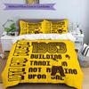 3pcs Duvet Cover Set (1*Duvet Cover + 2*Pillowcase, Without Core), Iota Phi Theta Print Bedding Set, Bedroom Decor, All‑Season, Birthday Gift