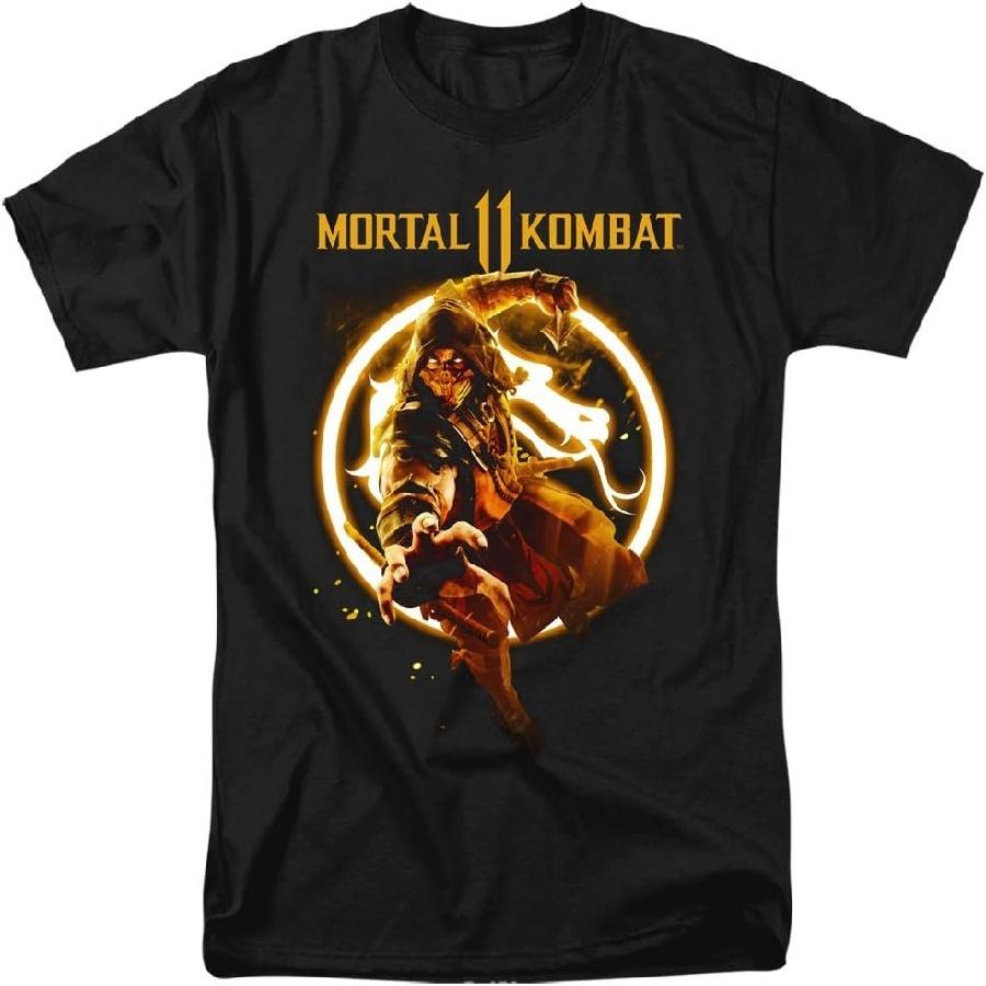 A&E Designs Футболка Mortal Kombat 11 Скорпион Черная XXXXXL чёрный