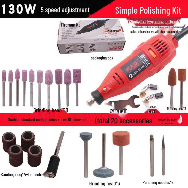 Copper Electric Grinder Pen for Wood, Jade, and Root Carving – Miniature Electric Drill and Grinding Tool