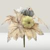 DIY Pumpkin Maple Leaf Bundle Realistic Elegant Artificial Pumpkins Ornament Harvest Festival Simulation Pumpkin Maple Leaves