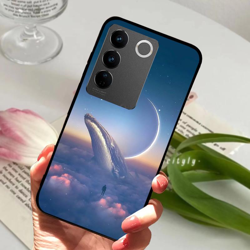 For Vivo V2230 V27 Pro 5G Case Popular Animal Cool Soft Back Protective Cover For Vivo V2237 V27e VivoV27 V 27 E Phone Bag Case