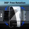VAORLO 15W Car Charger Fast Charging Automatic Induction Wireless Charging QI Fast Charge For Iphone 13Pro 14pro Xiaomi Huawei Phone Holder