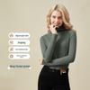 Women's Thermal Fleece Half Turtleneck Shirt - Autumn/Winter Inner Wear