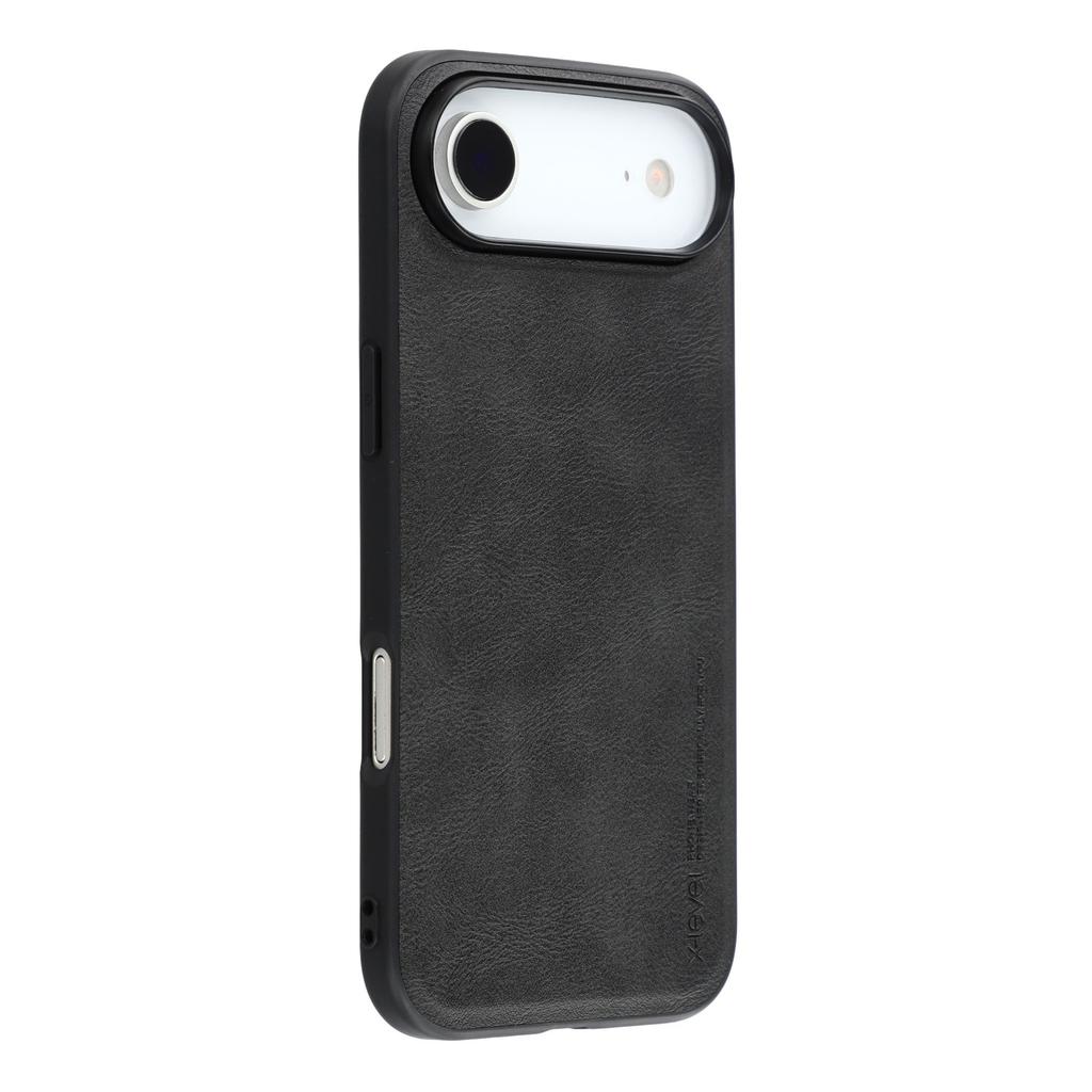 X-LEVEL Bojue-3 Series For iPhone 17 Air Case Leather Coated PC+TPU Phone Back Cover