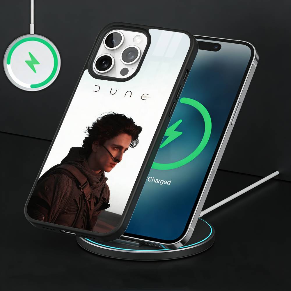 D-Dune Movie Phone Case For iPhone17,16,15,14,13 Plus,Pro Max Magnetic For Magsafe Wireless Charging iPhone15PROMAX
