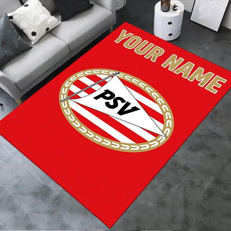 Custom Name PSV Eindhoven Carpet Rug for Living Room Bedroom Home Sofa Decoration,Kids play Non-slip Floor Mat