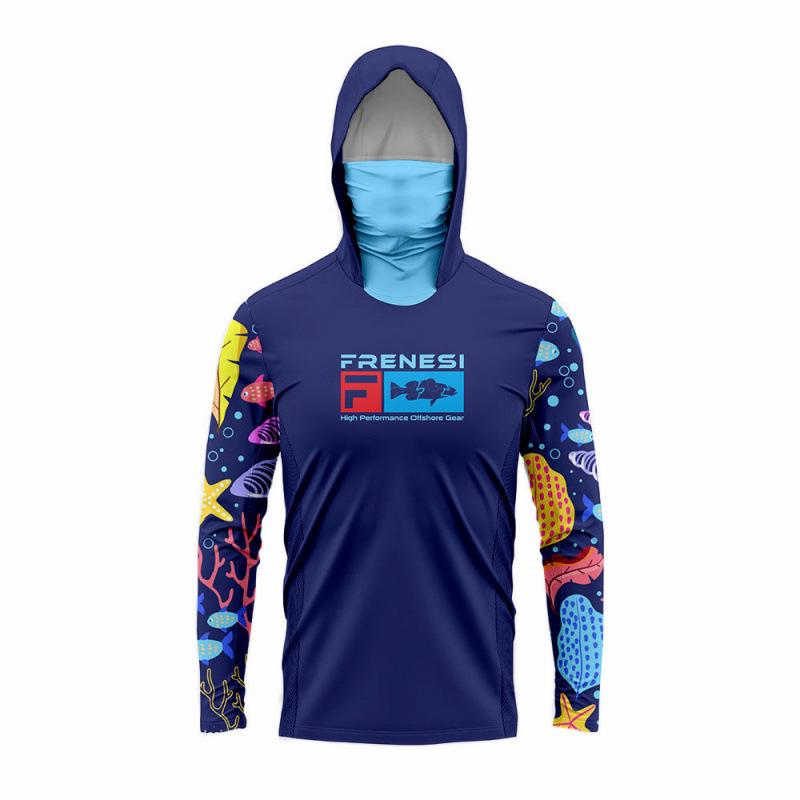Men's and Women's Hooded Fishing Sun Protection Shirt - UV Resistant, Milk Silk, Loose Fit