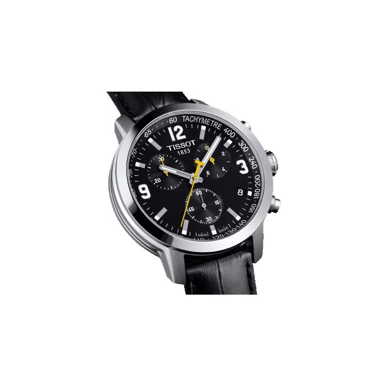 Tissot 200 Quarzwerk 200m Wasserdicht Herrenuhren Uhr 42mm Schwarzes Zifferblatt Edelstahlgehäuse T055.417.16.057.00