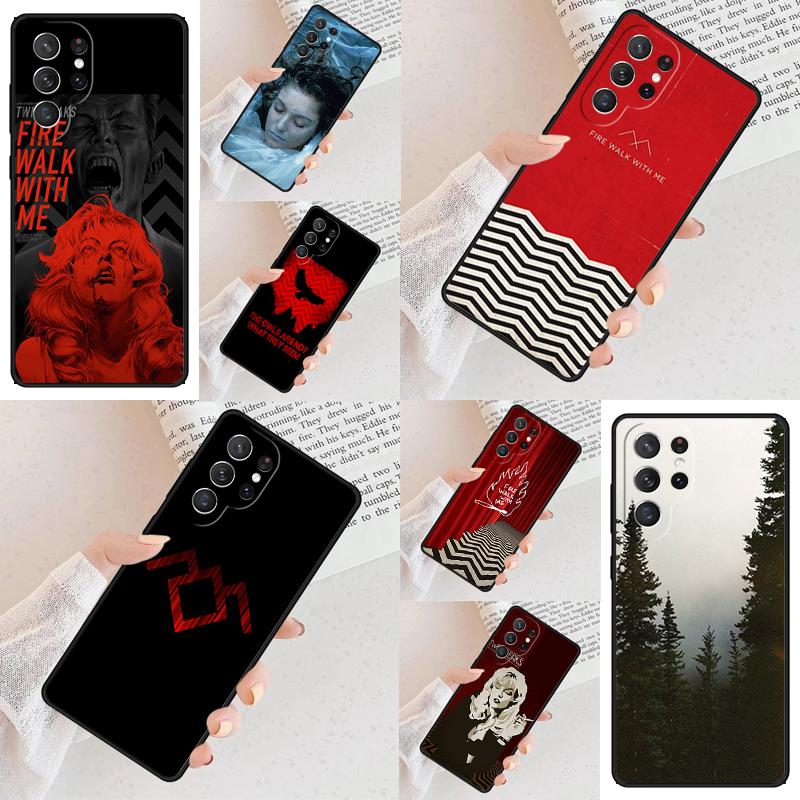 TWIN PEAKS Art Print Cell Phone Case for Samsung Galaxy S26 Ultra S25 S24 S23 S22 S21 S20 Note10 Cover