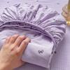 Double Layer Cotton Bed Sheet Full Wrap Mattress Protector Cover Soft Touch All Season Safe For Baby And Maternity