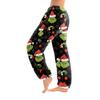 Women's Solid Color Trousers With Cuffs Casual Pants And Pajama Pants