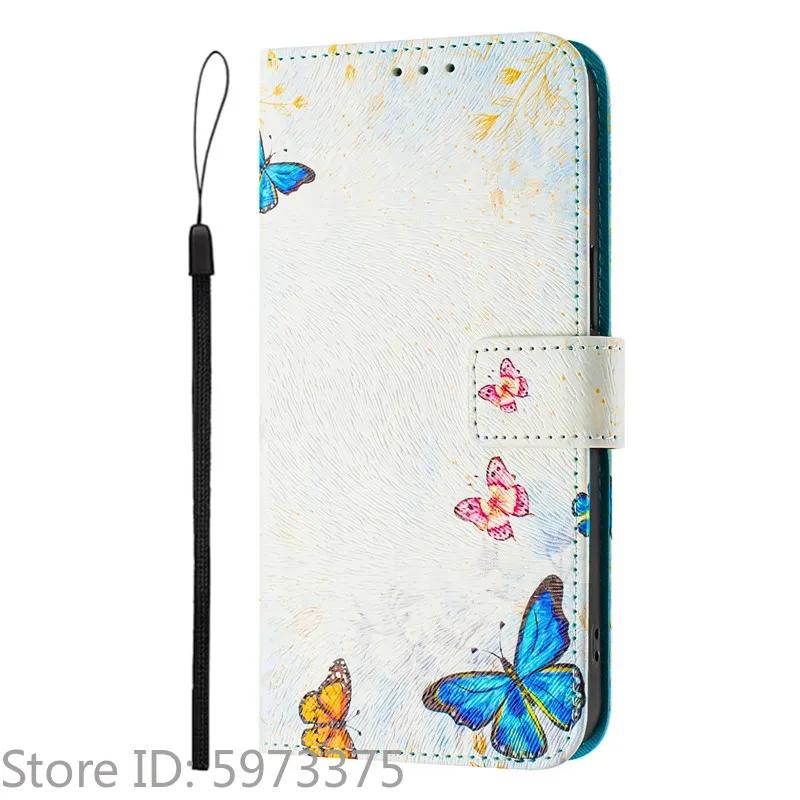 Luxury Flip Leather Case For Motorola Edge 70 Flip Cover On For Moto G67 G57 G06 Power 4G 5G Coque Wallet Bags Flower Cases Etui