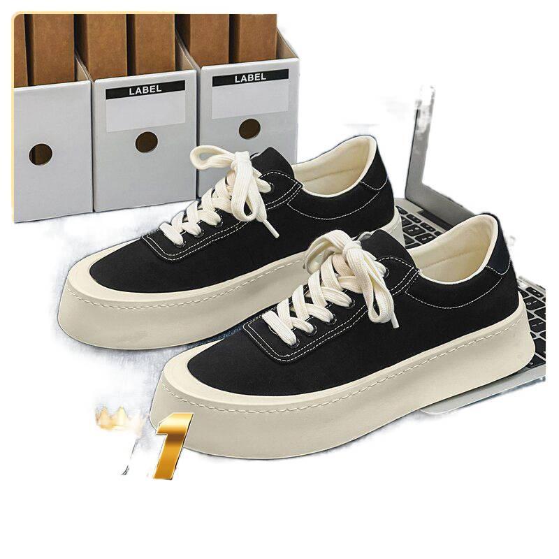 Summer New 2025 Dopamine Versatile Breathable Trend Casual Heightening Thick-soled Suture Board Shoes Trendy