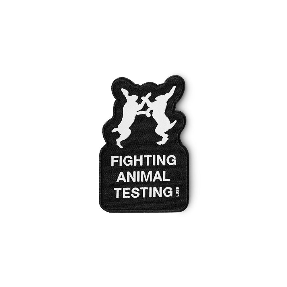 

[Lush] The Fighting Animal Testing Iron-On Patch - Accessory