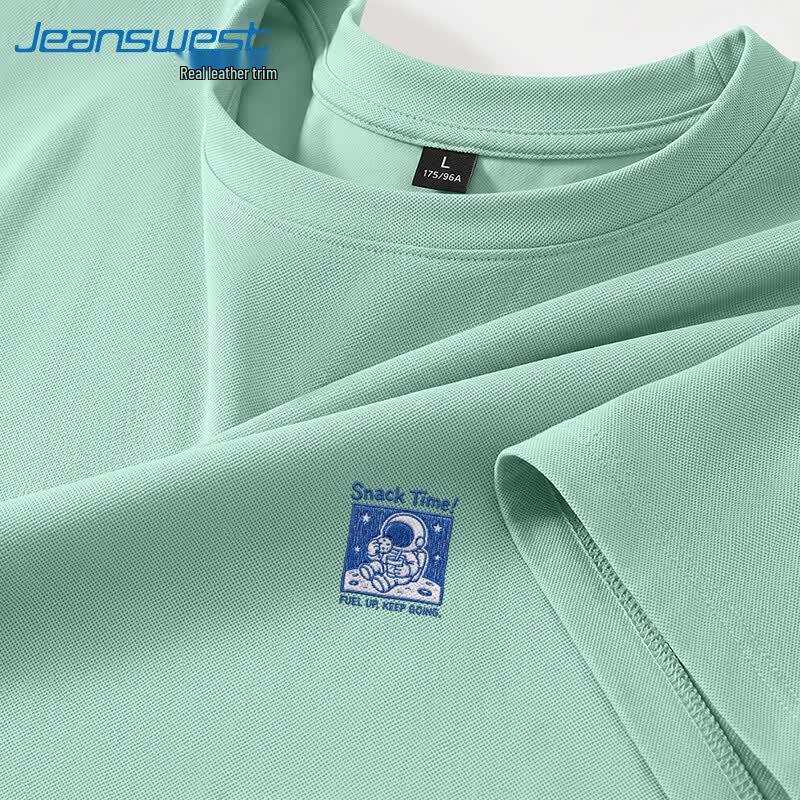 Jeanswest Men's Ice Silk Quick-Dry Astronaut T-Shirt