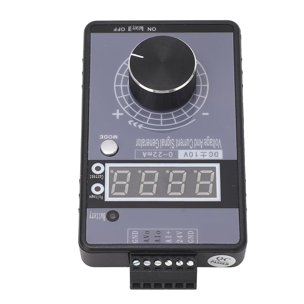 Voltage Current Signal Generator +10V 0?22mA Handheld High Accuracy Analog Simulator PLC Panel