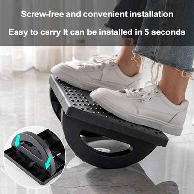 Tragbarer Fußmassagestuhl Hochwertige Fußstütze 180 Grad Schwenkfußpedal Kunststoff Ergonomischer Fußruhehocker