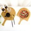 Bamboo Sliding Pizza Shovel Portable Pizza Peel Pizza Spatula Paddle with Handle Baking Supplies Kitchen Tools House Table Decor