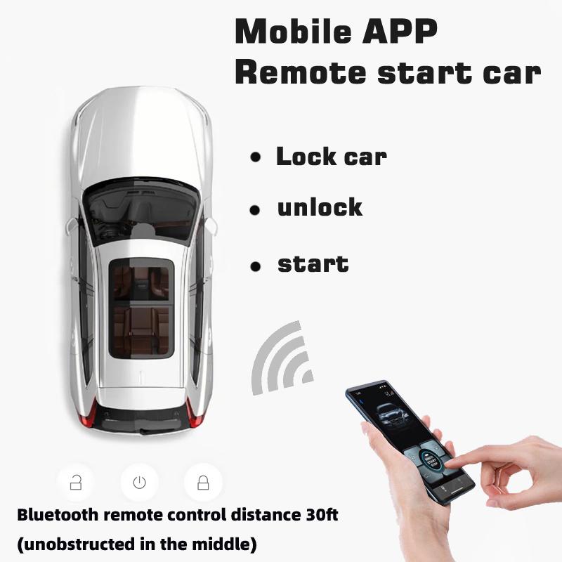 Keyless Start of Car Central Door Lock System, Complete Set of Loading and Starting System Remote Start Stop