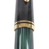 Excellent PERIKAN fountain pen Souverene M800 Cap type Green Stripe 18K mens Used