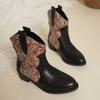 Women's Shoes Women's Boots Autumn/Winter Round Head Snake Pattern Plus-size Boots Autumn/Winter Ankle Boots Plus Size