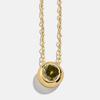 Women's Classic Zodiac Birthstone Pendant Necklace, Twelve Zircon Stones, Copper Round Design