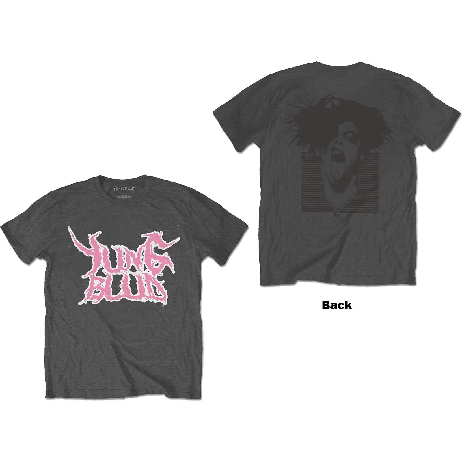 Yungblud T-Shirt: DEADHAPPY Pink (Back Print) OFFICIAL NEW XXXXL