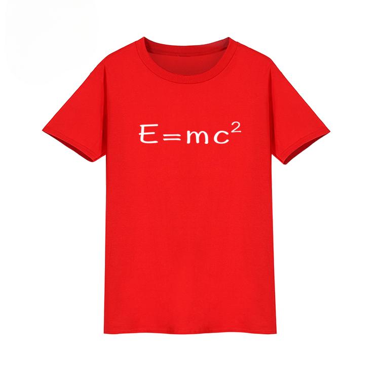 Tricou Grafic Nou E=MC2 Relativitate Imprimat pentru Bărbați și Femei Tricou cu Mânecă Scurtă Calitate Înaltă Streetwear Harajuku