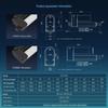 Industrial Grade DC Electric Telescopic Linear Actuator Motor, High Thrust, IP1200