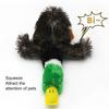 Plush Mallard Dog Toy Stuffed Duck Dog Chew Toy with Built-in Squeaker Indestructible Dog Toy for Aggressive Chewers Teething Fetch Tug