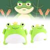 Frog Prince Plush Soft Toy Cartoon Crown Doll Stuffed Animal Home Decor Gift
