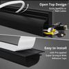2pcs 40cmX6cm Cable Management Under Desk Channel Cable Raceway Cord Hider Desk Cable Tray No Drilling for Home Office Wire