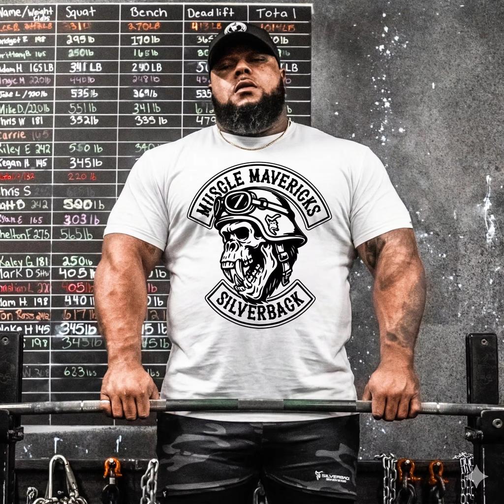 Poseidon Gorilla Professional Strength Training Clothing Brand Tshirt Cotton Graphic Tee Unisex Unisex Summer Streetwear