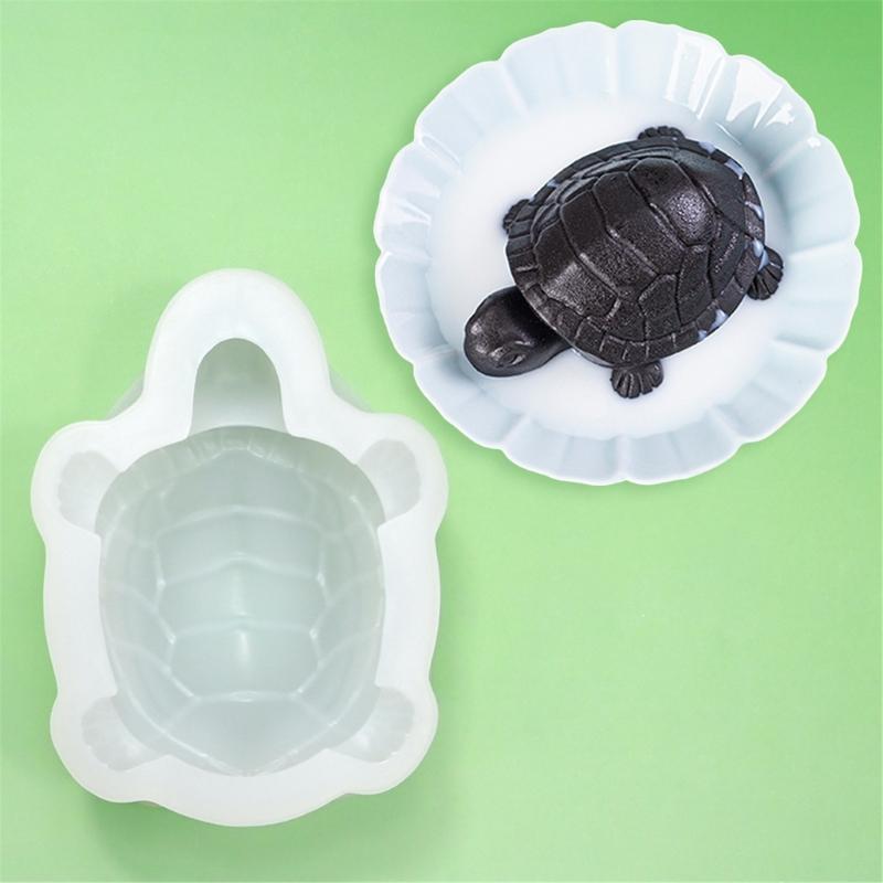 Set di 2 Stampini da Forno in Silicone a Forma di Tartaruga, Stampini per Cioccolato, Stampini per Fondant, Stampini per Dolci Dessert, Texture in Silicone per Dessert