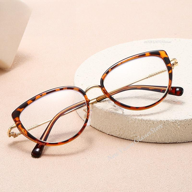 Cat Eye Women Trending Cat Eye Optical Strong Classic Alloy Glasses Frame Prescription Myopia Hyperopia Glasses Frame