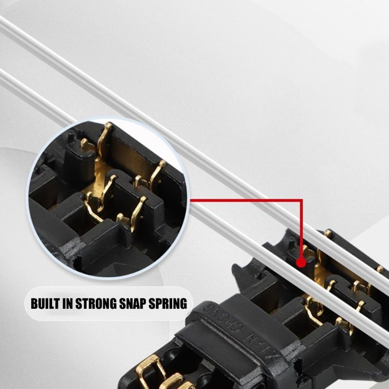 10Pcs No Wire Stripping Wire Splices Connector Replacement T Tap Wire Connector Quick Splices Wire Wiring Connector