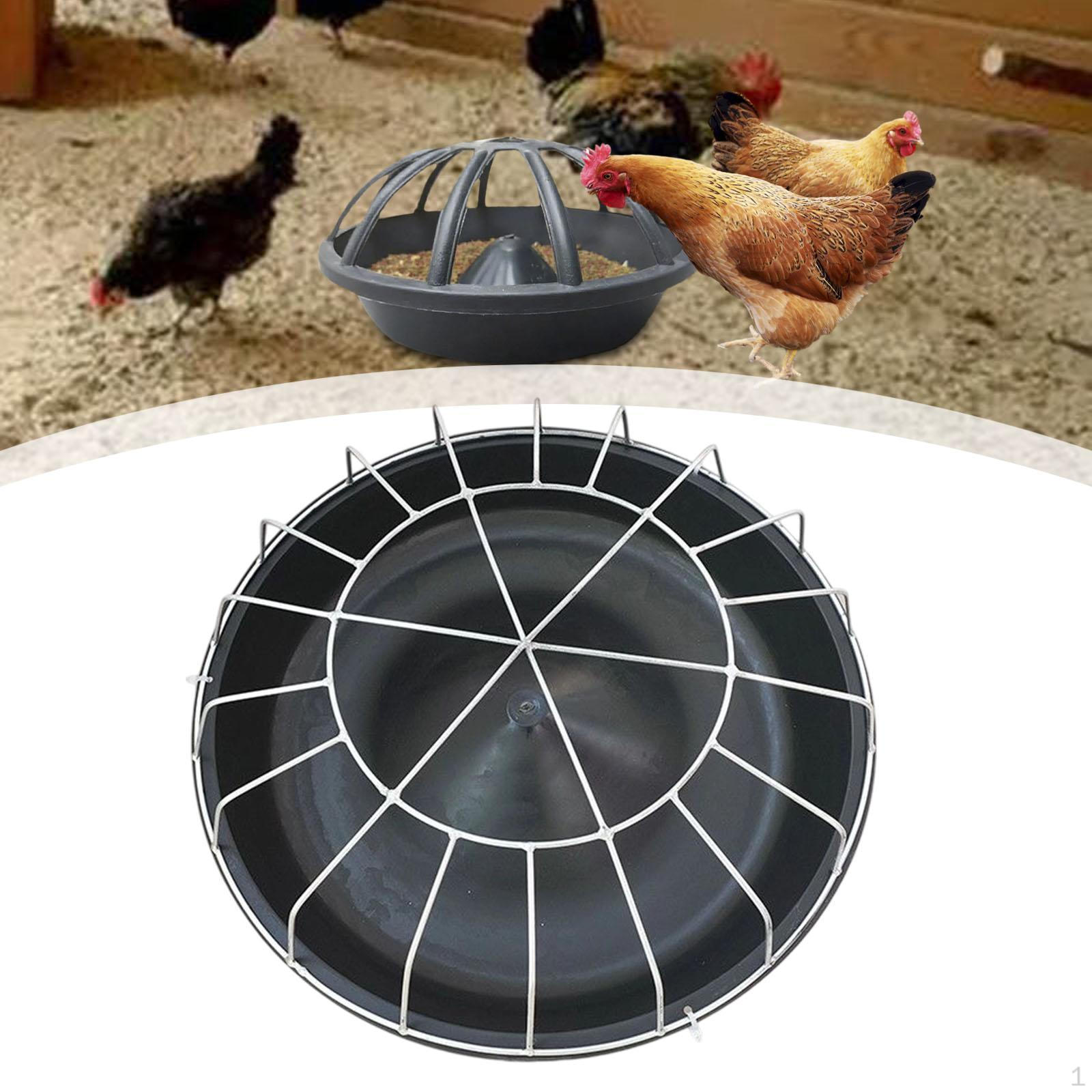 

Годівниця для курей відро Корм для тварин Сільськогосподарські товари Ферма Портативний дозатор Лоток Гуска 18 holes